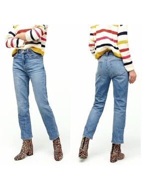 J. Crew Straight-Leg Light Blue Jeans